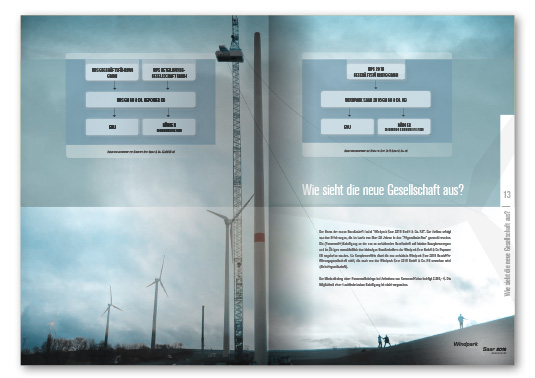Windpark Saar Broschüre